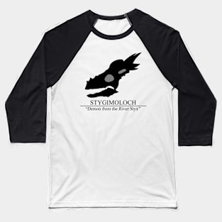 Stygimoloch Skull Baseball T-Shirt